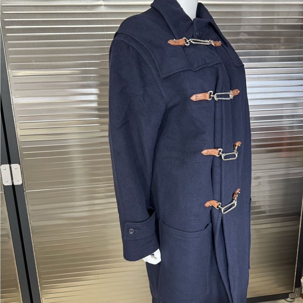 RALPH LAUREN Purple Label Fintona Wool Toggle Buckle Coat Size 4 - Picture 4 of 10